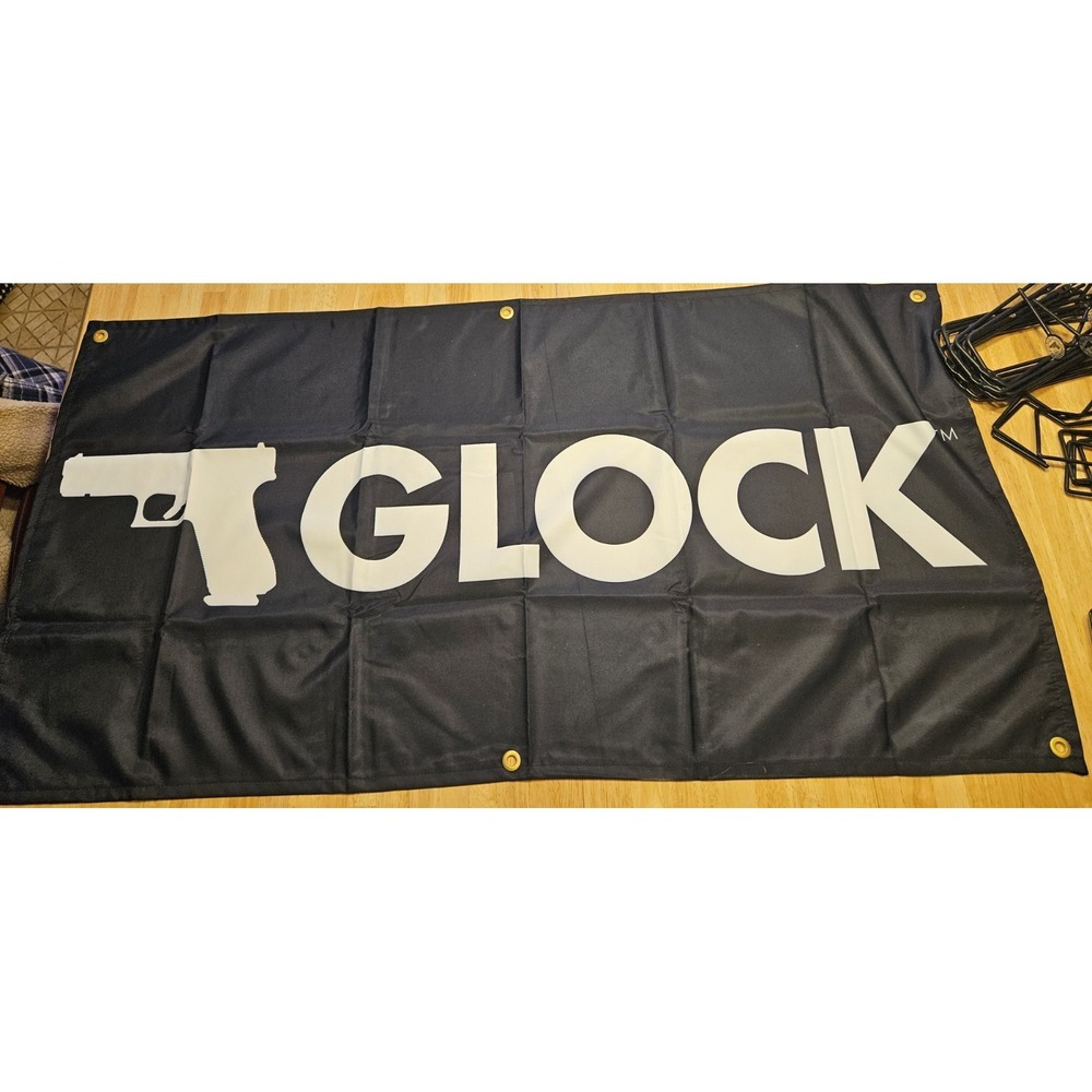 Glock 2X4 Feet Banner Flag Poster Print Gun Handgun Weapon